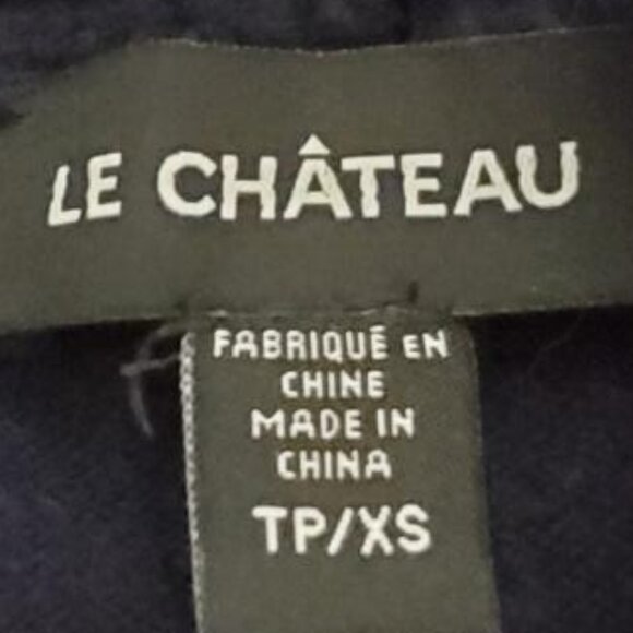 Navy Blue Cowl Neck Sweater - Picture 4 of 4